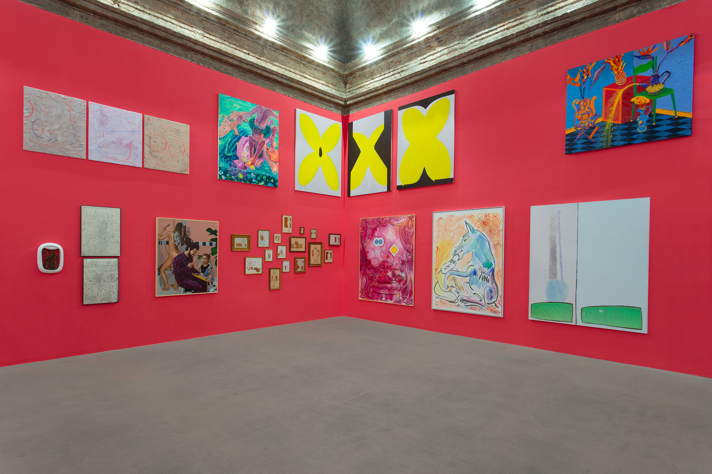 u0022Sensing Painting. Opere dalla Collezione du0027arte della Fondazione CRC / Sensing Painting. Works from the Collection of Fondazione CRCu0022, veduta espositiva